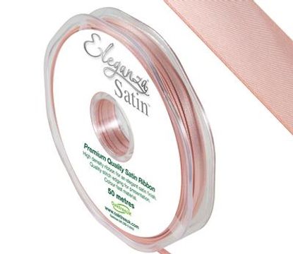 Eleganza Double Faced Satin 3mm x 50m Rose Gold No.87 - Ribbons